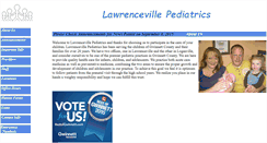 Desktop Screenshot of lawrencevillepeds.com